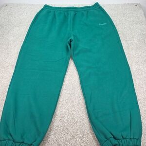 Comfrt Teal Green Fleece Joggers Sweatpants 3XL Mens Womens Unisex Relaxed NWOT